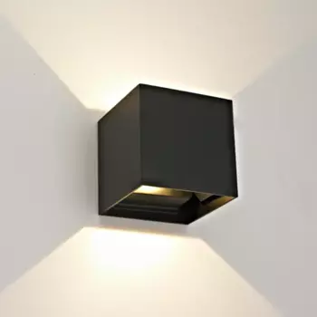 Настенный светильник светодиодный Inspire Kubbo теплый белый свет цвет черный