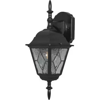 Настенный светильник уличный Elektrostandard "Vega" 1xE27х60 Вт, цвет чёрный, IP44