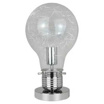 Настольная лампа Bombilla, цвет хром