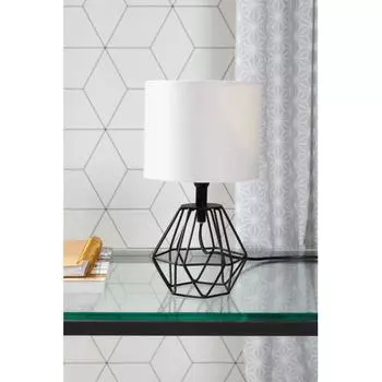 Настольная лампа Eglo «Carlton2» 1xE14x60 Вт, цвет чёрный/белый