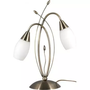 Настольная лампа Eurosvet Ginevra 22080/2Т, 2 лампы, цвет бронза