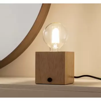 Настольная лампа декоративная Inspire Bokken цвет бежевый