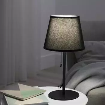 Настольная лампа декоративная Inspire Junon цвет черный