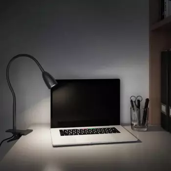 Настольная лампа светодиодная Inspire Gao нейтральный белый свет, цвет черный