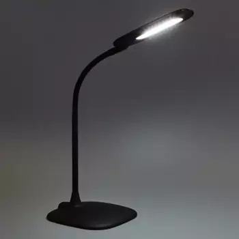 Настольная лампа светодиодная Inspire Mei холодный белый свет цвет черный