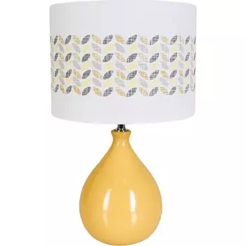 Настольная лампа Yellow L1129P, цвет жёлтый/белый