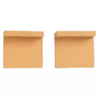 Навес мебельный 45x34x50 мм сталь/пластик цвет бежевый 2 шт.