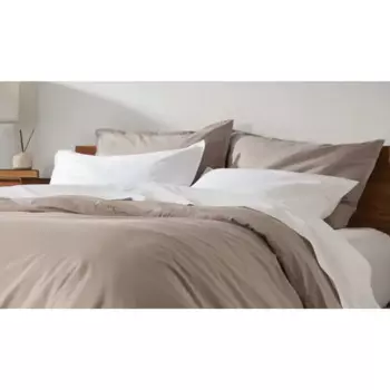 Наволочка Inspire 70x70 см сатин цвет коричневый