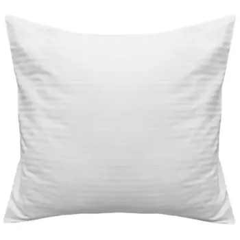 Наволочка Inspire 70x70 см страйп-сатин цвет белый