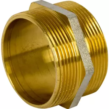 Ниппель 2"x2" НР латунь 027-8969