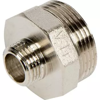 Ниппель Valtec 1 1/4"x1/2" НР латунь VTr.580.N.0704