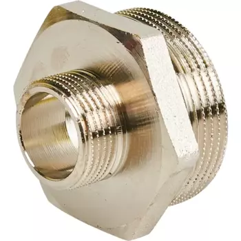 Ниппель Stout 1 1/2"x3/4" НР латунь SFT-0004-011234