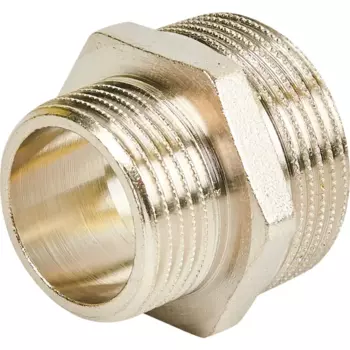 Ниппель Stout 1 1/4"x1" НР латунь SFT-0004-001141