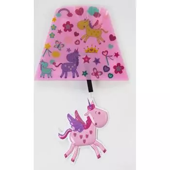 Ночник-наклейка «Единорожка» 32.5x32.5 цвет разноцветный 1 шт.