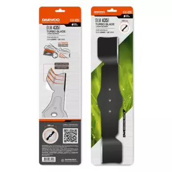 Нож для газонокосилки Daewoo DLM 435T сталь 530 мм