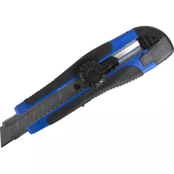 Нож строительный Vertextools 0044-100-18 двухкомпонентный корпус сегментное лезвие 18 мм