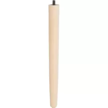 Ножка для табурета круглая 410x10 мм дерево цвет бежевый