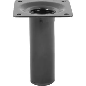 Ножка для мебели круглая 30 мм высота 100 мм черная