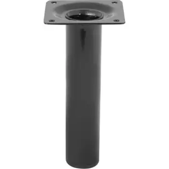 Ножка круглая 150x30 мм сталь максимальная нагрузка 50 кг цвет черный