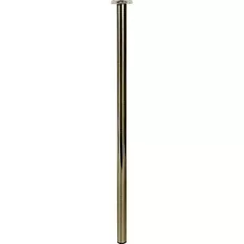 Ножка круглая 800х30 мм, сталь, цвет матовый хром