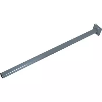 Ножка круглая 800х30 мм сталь максимальная нагрузка 60 кг цвет серый