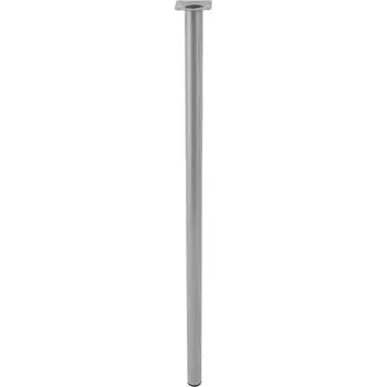 Ножка для мебели круглая 30 мм высота 800 мм серая