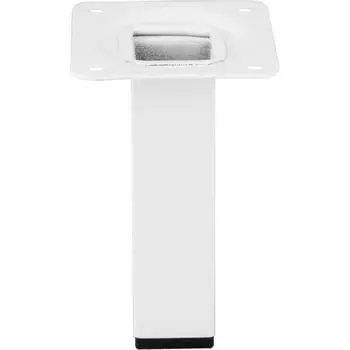 Ножка для мебели квадратная 25x25 мм высота 100 мм цвет белый