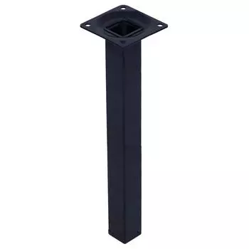 Ножка квадратная 25х25х250 мм цвет чёрный