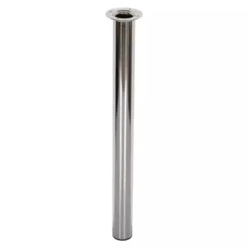 Ножка для мебели телескопическая круглая 60 высота 700-1100 мм никель