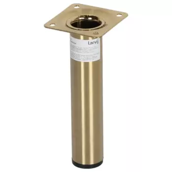 Ножка для мебели круглая Larvij стальная 30x150 мм бронза нагрузка до 20 кг