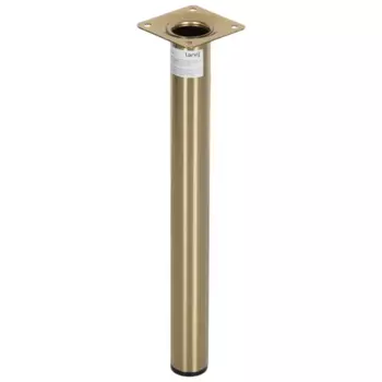 Ножка для мебели круглая Larvij стальная 30x300 мм бронза нагрузка до 20 кг