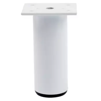 Ножка мебельная прямоугольная Palladium 38x100x38 мм железо цвет белый