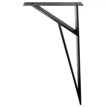 Ножка мебельная прямоугольная Palladium 50x720x50 мм железо цвет черный