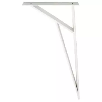 Ножка мебельная прямоугольная Palladium 50x720x50 мм железо цвет белый