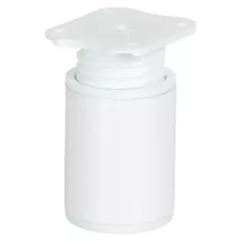 Ножка для мебели регулируемая Tech-Krep круглая 60x40 мм пластик цвет белый