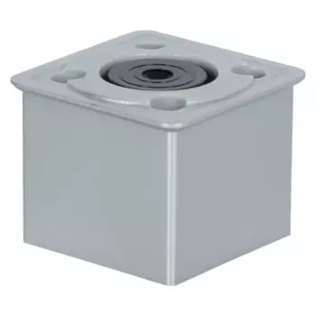 Ножка для мебели регулируемая Tech-Krep квадратная 45x50 мм пластик цвет хром