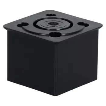 Ножка для мебели регулируемая Tech-Krep квадратная 45x50 мм пластик цвет черная