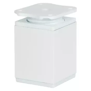 Ножка для мебели регулируемая Tech-Krep квадратная 60x40 мм пластик цвет белый