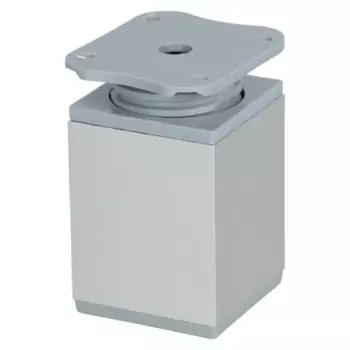 Ножка для мебели регулируемая Tech-Krep квадратная 60x40 мм пластик цвет хром