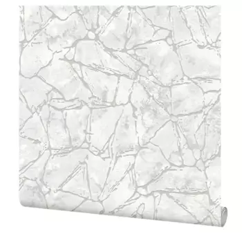 Обои бумажные Elisium Неон белые 0.53 м 908701