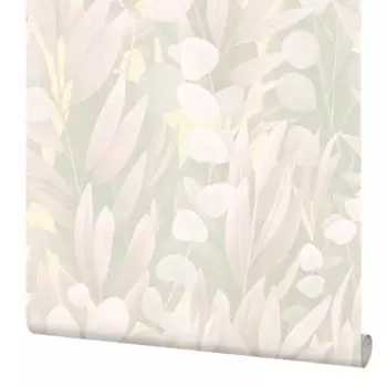 Обои бумажные Elysium Эвкалипт белые 0.53 м 908500