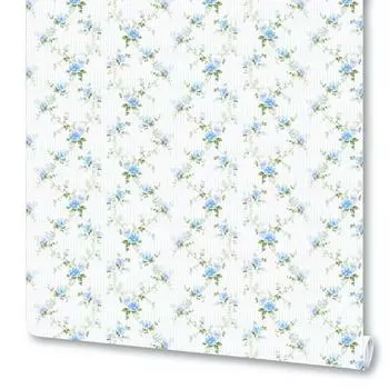 Обои бумажные Феодосия белые 0.53 м 211-01 С11