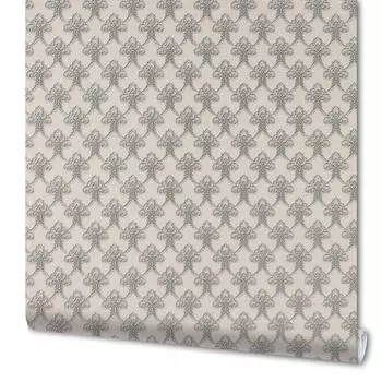Обои бумажные Гомельобои Жаклин серые 0.53 м 9119-21