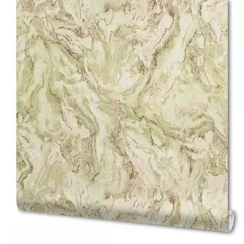 Обои бумажные Каскад светло-зеленые 0.53 м 6647Д