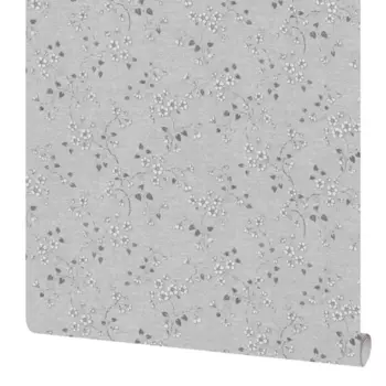 Обои бумажные Московская обойная фабрика Дарлинг серые 0.53 м 6303-5