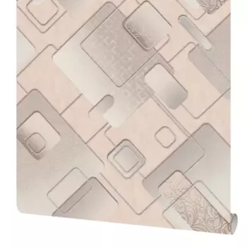 Обои бумажные Московская обойная фабрика Мемфис бежевые 0.53 м 6304-2