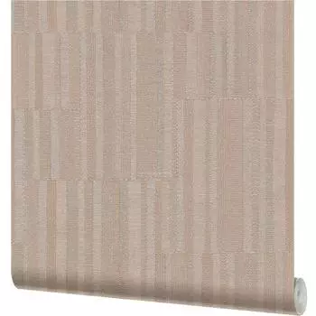 Обои бумажные Московская Обойная Фабрика Ритм коричневые 0.53 м 232262-3