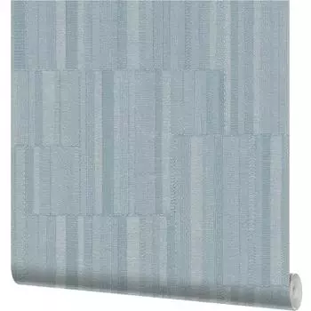 Обои бумажные Московская Обойная Фабрика Ритм синие 0.53 м 232212-6