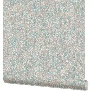 Обои бумажные Московская Обойная Фабрика Сканди коричневые 0.53 м 231712-3