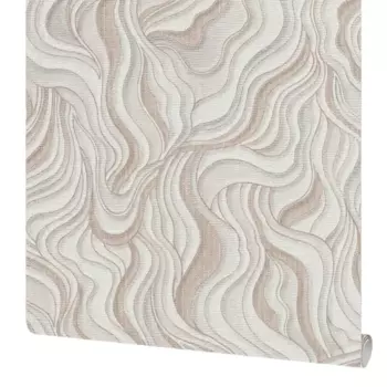 Обои бумажные Московская обойная фабрика Вероника бежевые 0.53 м 6360-2